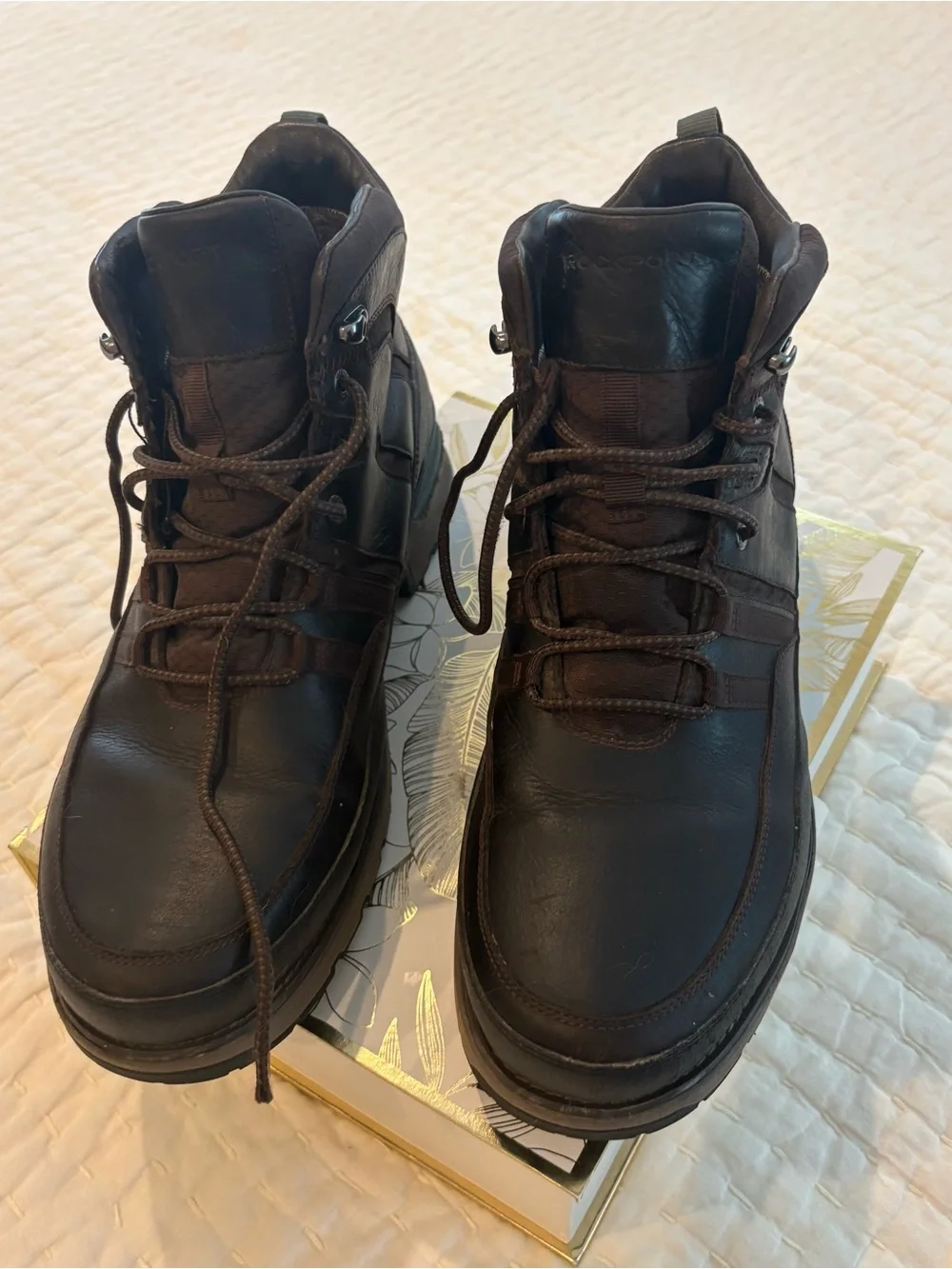 Rockport Total Motion Trek Umbwe Waterproof Hiking  Boot  Men's size 14 Utility